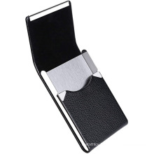 Leather Business Card Holder Case with Magnetic Shut